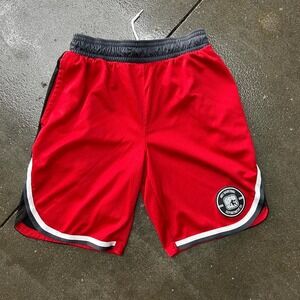 Vintage Y2K And1 Red Black Athletic Gym Baggy Shorts Men's Small
